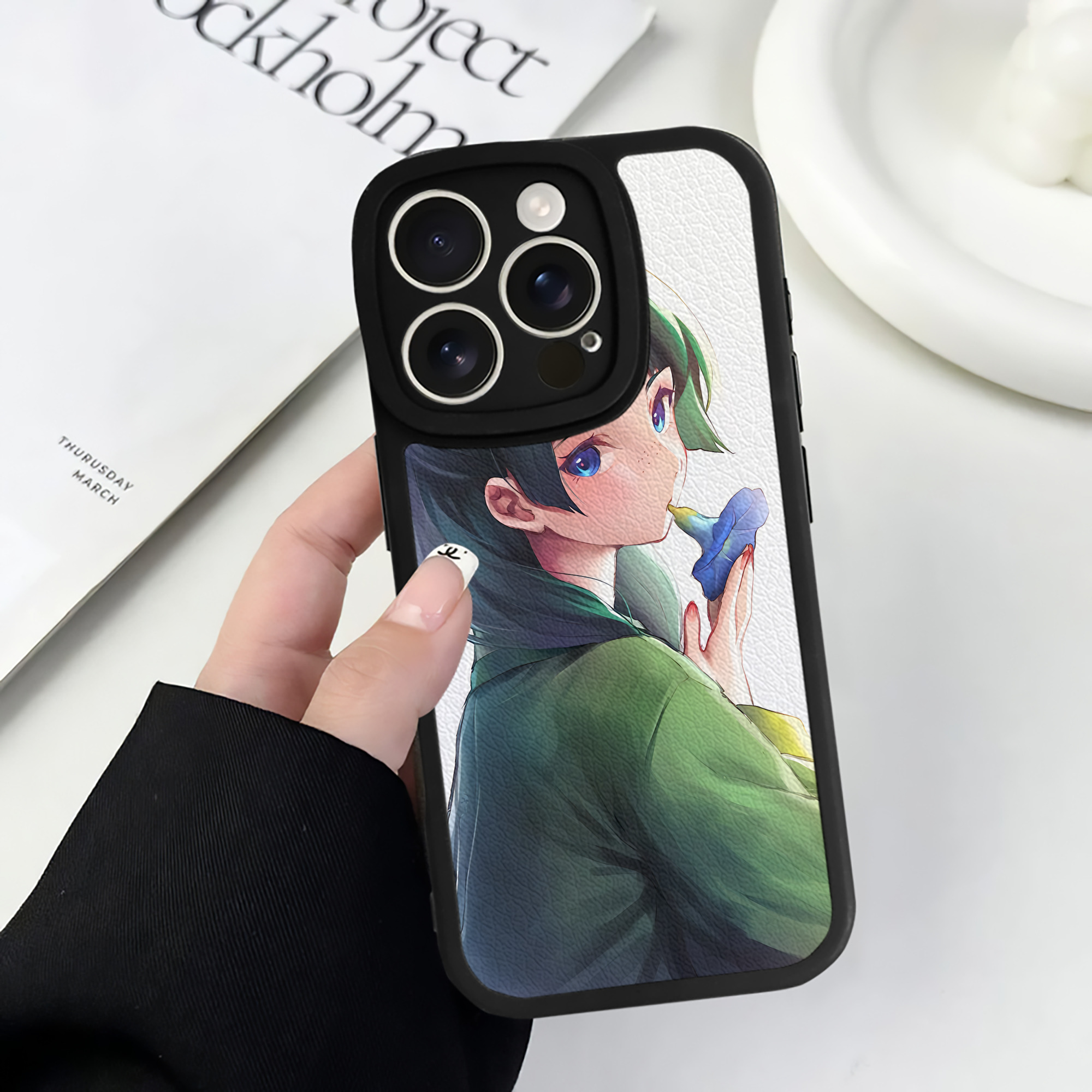 薬屋のひとりごと The Apothecary Diaries 【iPhone 16シリーズ対応】シリコンスマホケース（レザー調） 材質：シリコン